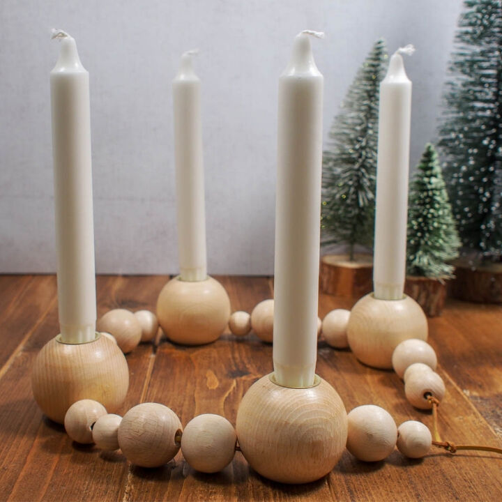 como decorar uma vela pilar para o natal