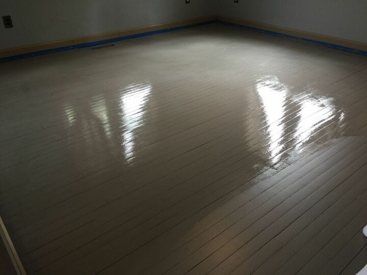 a wood floor face lift without sanding stripping or priming