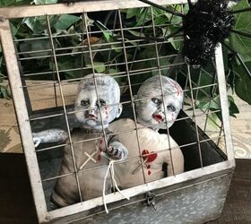 16 spooky halloween decor ideas that will scare your guests, Zombie babies