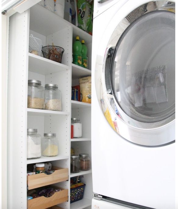 19 brilliant ways to organize a basement, 11 From Laundry Closet to Pantry