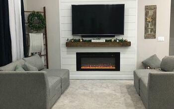 DIY Shiplap Accent Wall