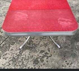 Bar Top Replacement With A 1950 S Red Formica Table Top Hometalk