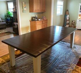 how to redo a dinning room table with gel stain