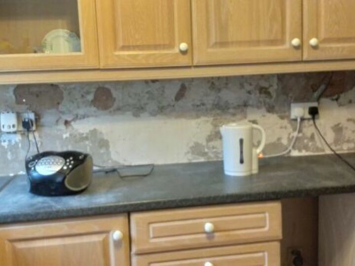 q how can i create cheep backsplash cant afford tiles at mo