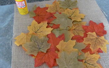  Faça um guardanapo de folhas de outono