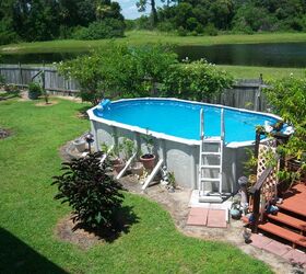 20 piscinas al aire libre que se han convertido en nuevas caractersticas del patio, 4 Cubierta de piscina al aire libre hecha a mano