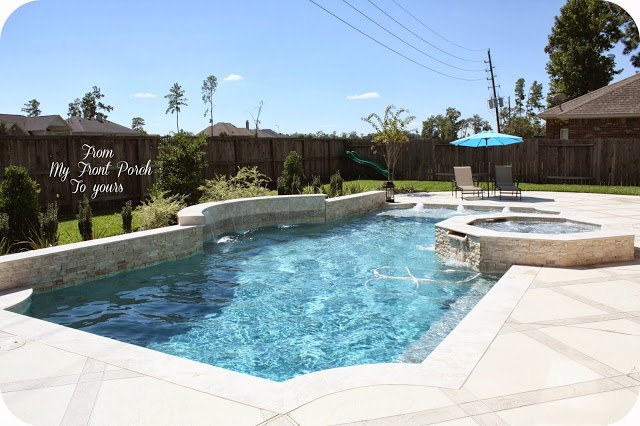 20 piscinas al aire libre que se han convertido en nuevas caractersticas del patio, 14 La piscina incorporada en el patio trasero aumenta el valor de la propiedad