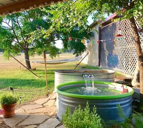20 piscinas al aire libre que se han convertido en nuevas caractersticas del patio, 11 Piscina de inmersi n con tanque de reserva y bomba de filtro
