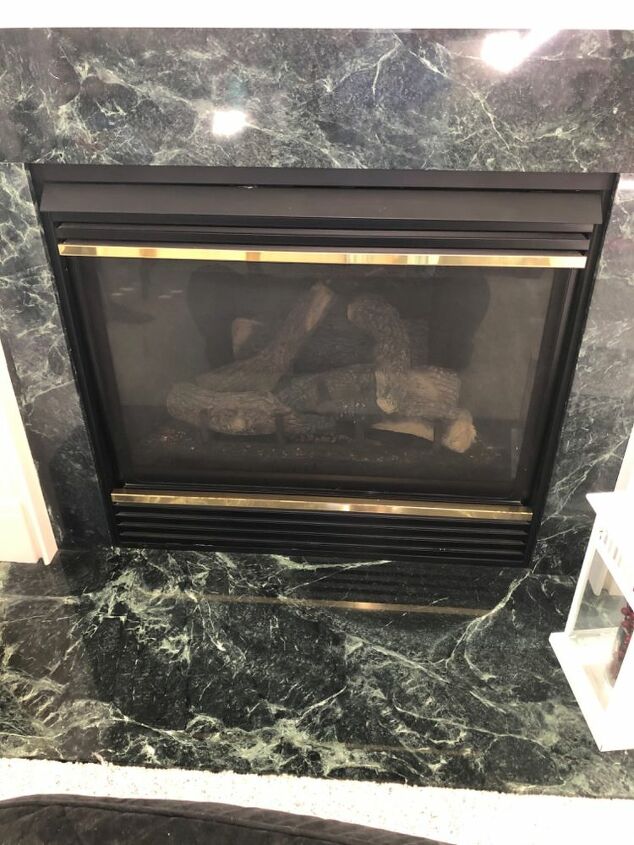 how can i replace marble with subway tile on a fireplace surround