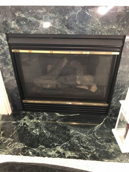 Subway Tile On A Fireplace Surround, Cost To Replace Marble Fireplace Surround