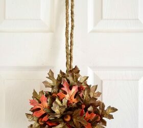 make a unique wreath out of an old basket