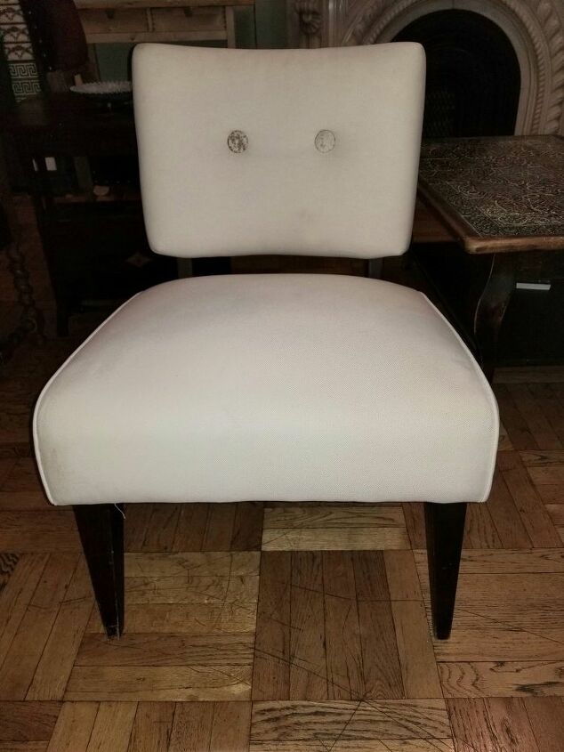 q what should i do about the dirty moldy buttons on these chairs
