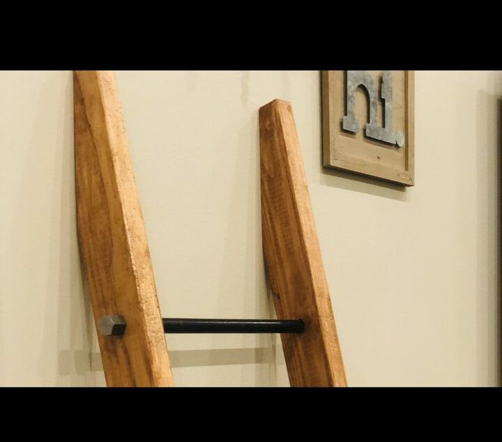 Quilt Display How To Build A Quilt Ladder Wooden Blanket Rack Diy