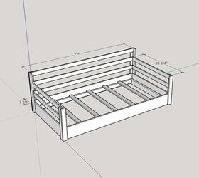 how to build a porch swing bed