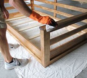 how to build a porch swing bed
