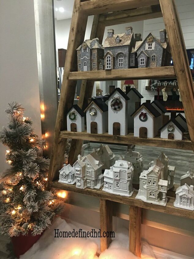 diy wood christmas tree shelves
