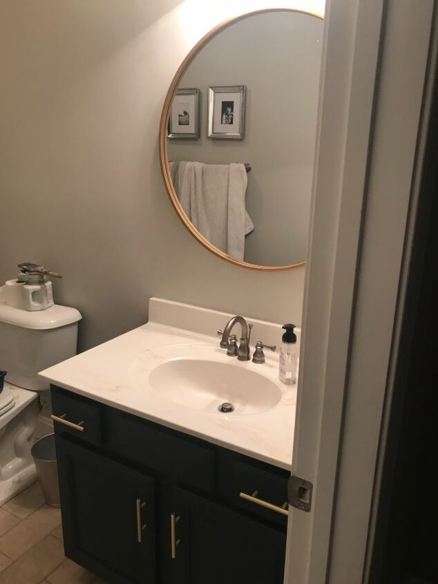 painting your bathroom vanity