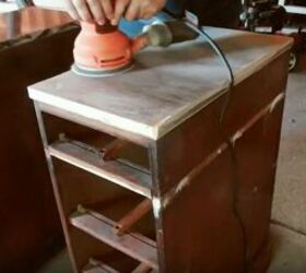 transforming a desk into two night stands