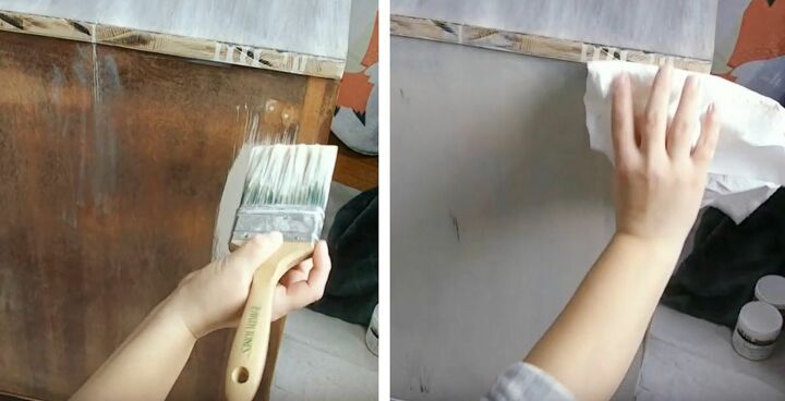 transforming a desk into two night stands