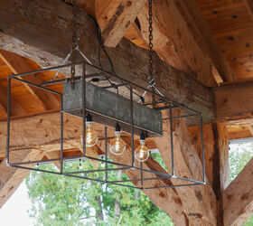 How to Build a Rustic Outdoor Hanging Light ~ With Step by Step Video