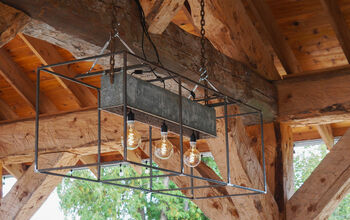 How to Build a Rustic Outdoor Hanging Light ~ With Step by Step Video