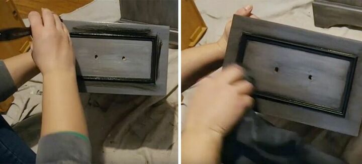 transforming a desk into two night stands