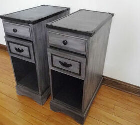 transforming a desk into two night stands