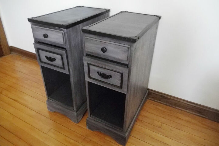 transforming a desk into two night stands