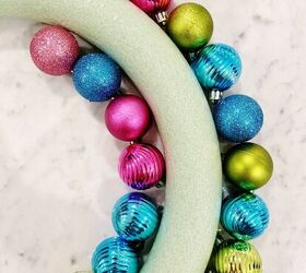 bright and merry ornament wreath