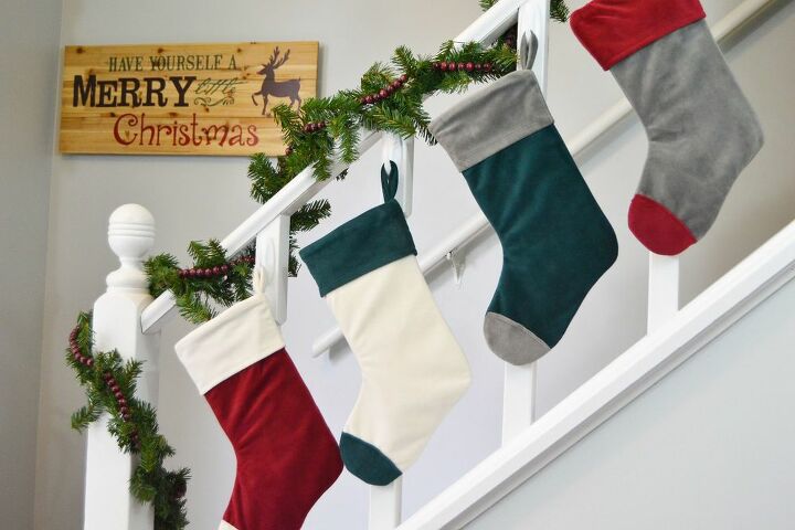 calcetines de navidad con manguitos