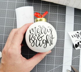 how to personalize christmas ornaments with your cricut