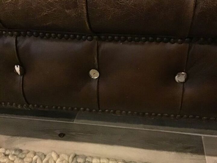q how can i repair these leather rounds