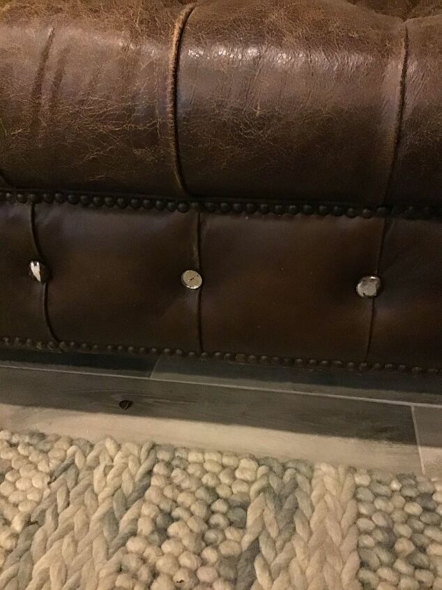 q how can i repair these leather rounds