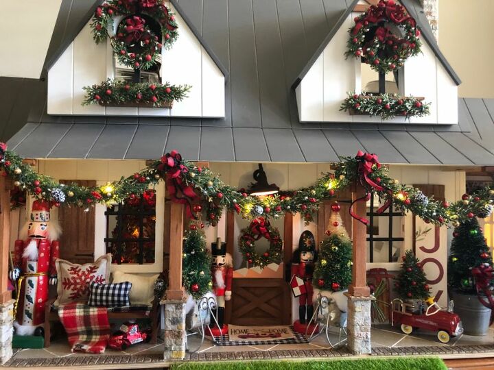 hearth and hand dollhouse for the holidays