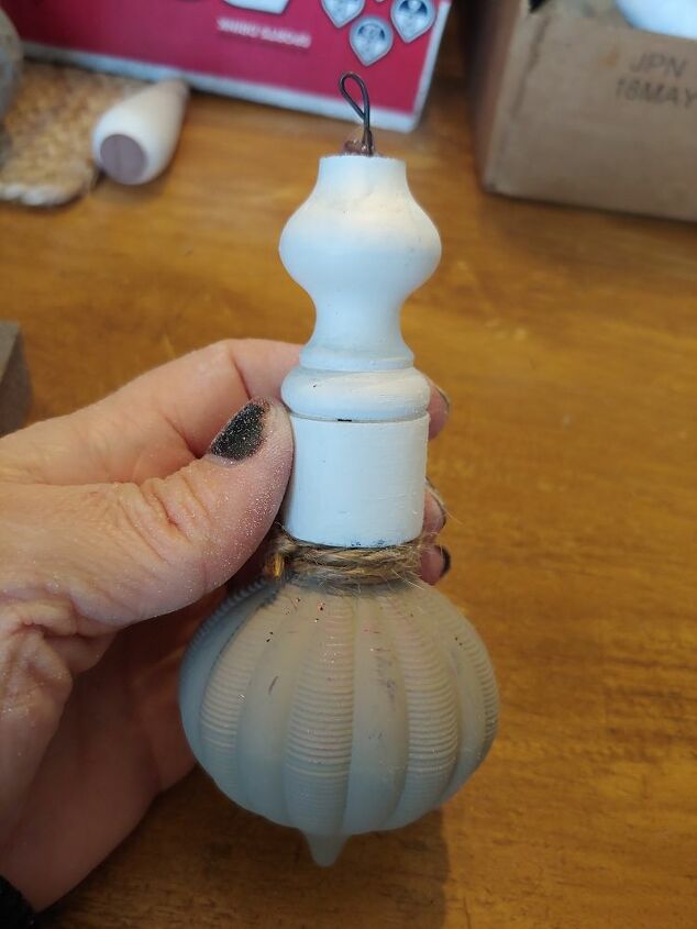 faux vintage christmas ornaments