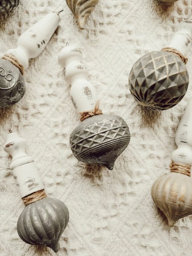 faux vintage christmas ornaments