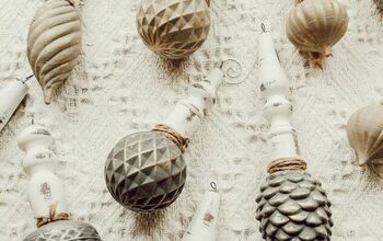 Faux Vintage Christmas Ornaments