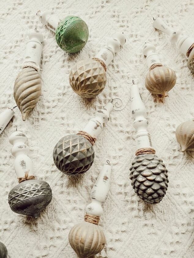 faux vintage christmas ornaments