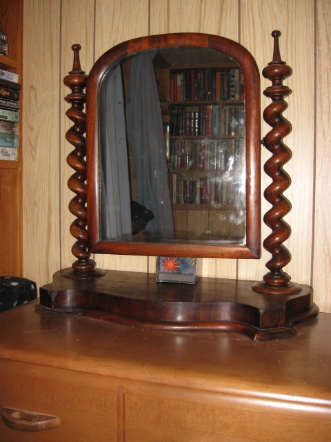 Repair This Antique Adjustable Mirror, Can Old Mirrors Be Resilvered