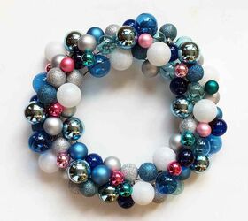 How to Make a DIY Christmas Wreath With Ball Ornaments