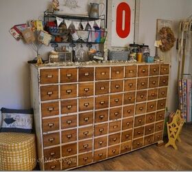 18 exciting ways to create the perfect craft room furniture, 8 Find a New Use for Damaged Goods