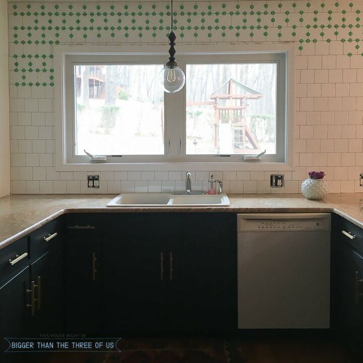 DIY kitchen wall tiles