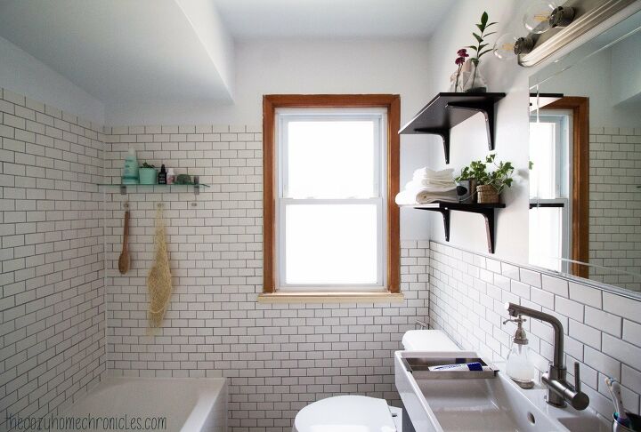 renove seu banheiro e cozinha hoje com esses lindos azulejos, Renova o de uma casa de banho IKEA branca simples