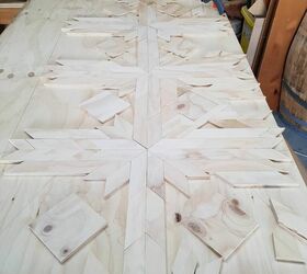 how to make a barn quilt headboard