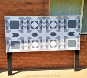 how to make a barn quilt headboard
