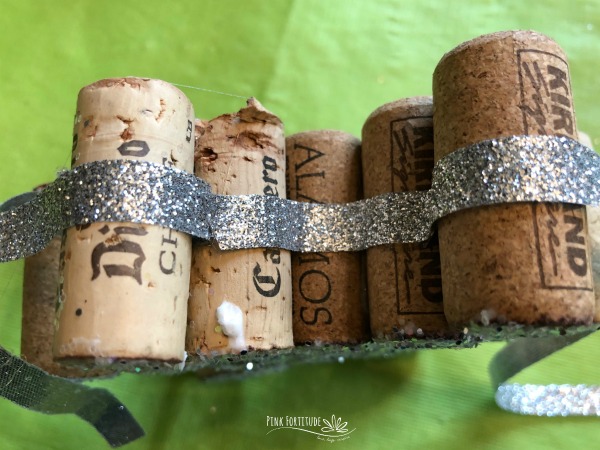 wine cork snowflake ornament diy