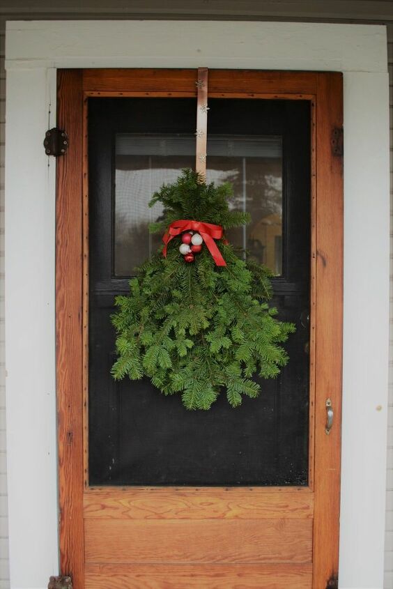 bufanda de puerta navidea diy