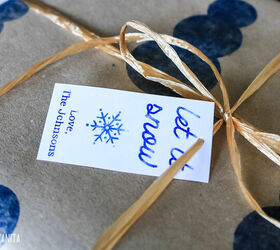 christmas gift tags with the silhouette mint