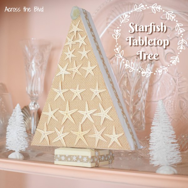tabletop starfish christmas tree