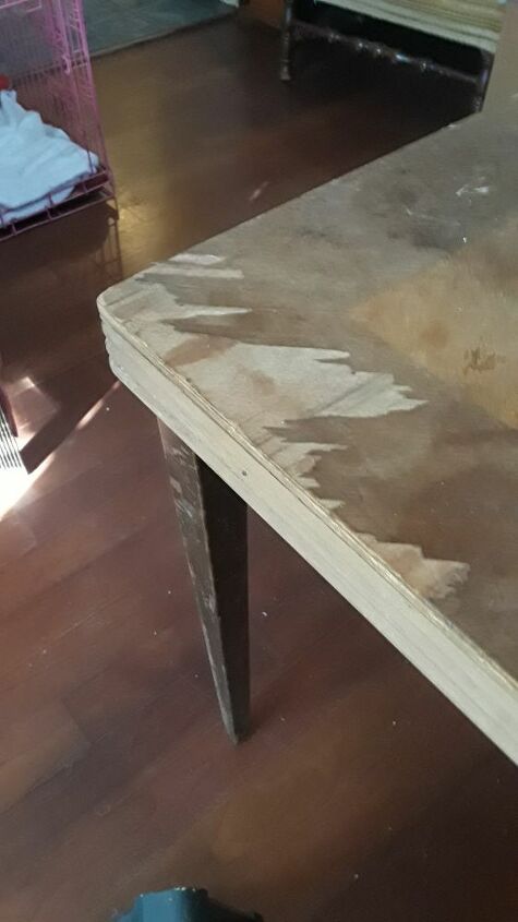 q how do i fix repair cover broken veneer on a pld table